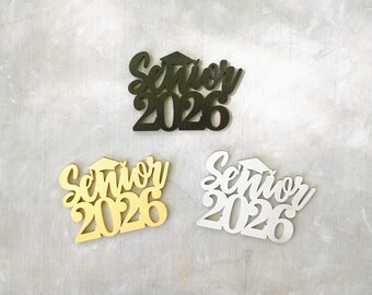 Senior 2026 Wooden Graduation Sign, Graduation Photo Props, School Signs, Class of 2026 Signs, Graduation Decorations, Senior Class Signs