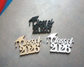 Class Of 2026 Wooden Graduation Sign, Graduation Photo Props, School Signs, Class of 2026 Signs, Graduation Decorations, Senior Class Signs