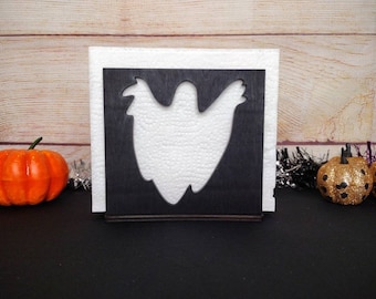 Ghost Napkin Holder: Spooky Halloween Table Decor