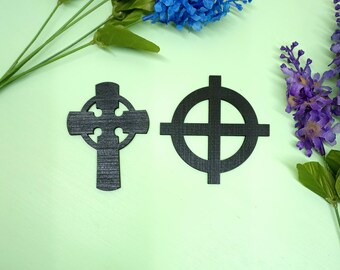 Wooden Celtic Cross Cutout, Celtic Wall Art, Celtic Cross Décor