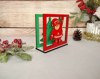 Christmas Napkin Holder, Santa Napkin Holder, Christmas Tree Napkin Holder, Christmas Décor, Cute Christmas Décor, Wood Napkin Holders,