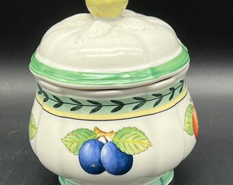 Villeroy & Boch French Garden Fleurence Sugar Bowl and Lid