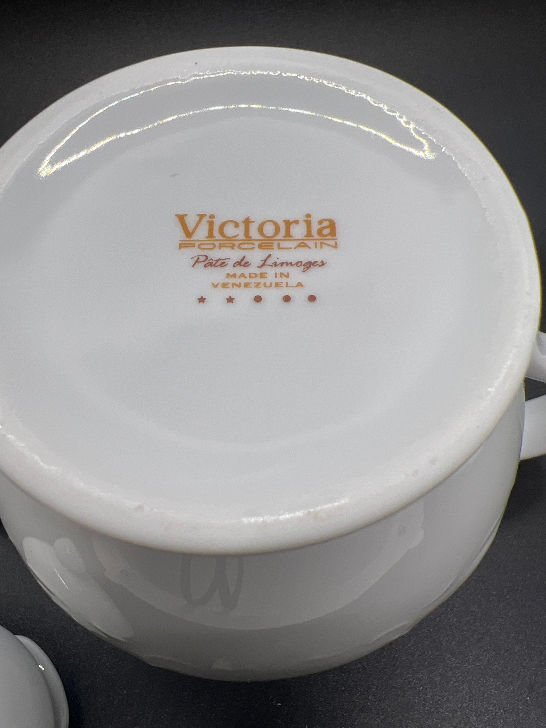 Victoria Porcelain Pate de Limoges Teapot - Etsy 日本