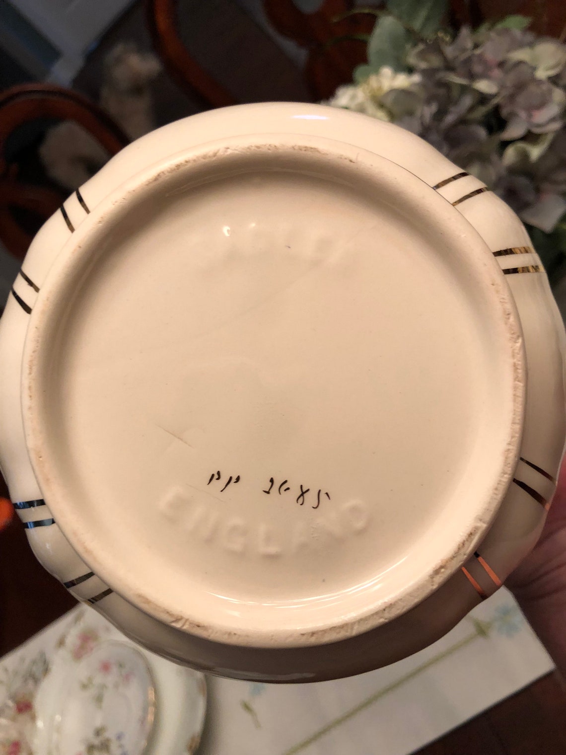 Sadler England Floral Teapot Pattern 3685 Etsy