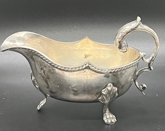 Silver Plate Gravy Boat Made in England