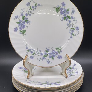 Seven Adderley Forget Me Not Salad Plates