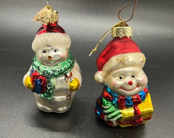 Thomas Pacconi Large Blown Glass Christmas Tree, 17 Inch Christmas