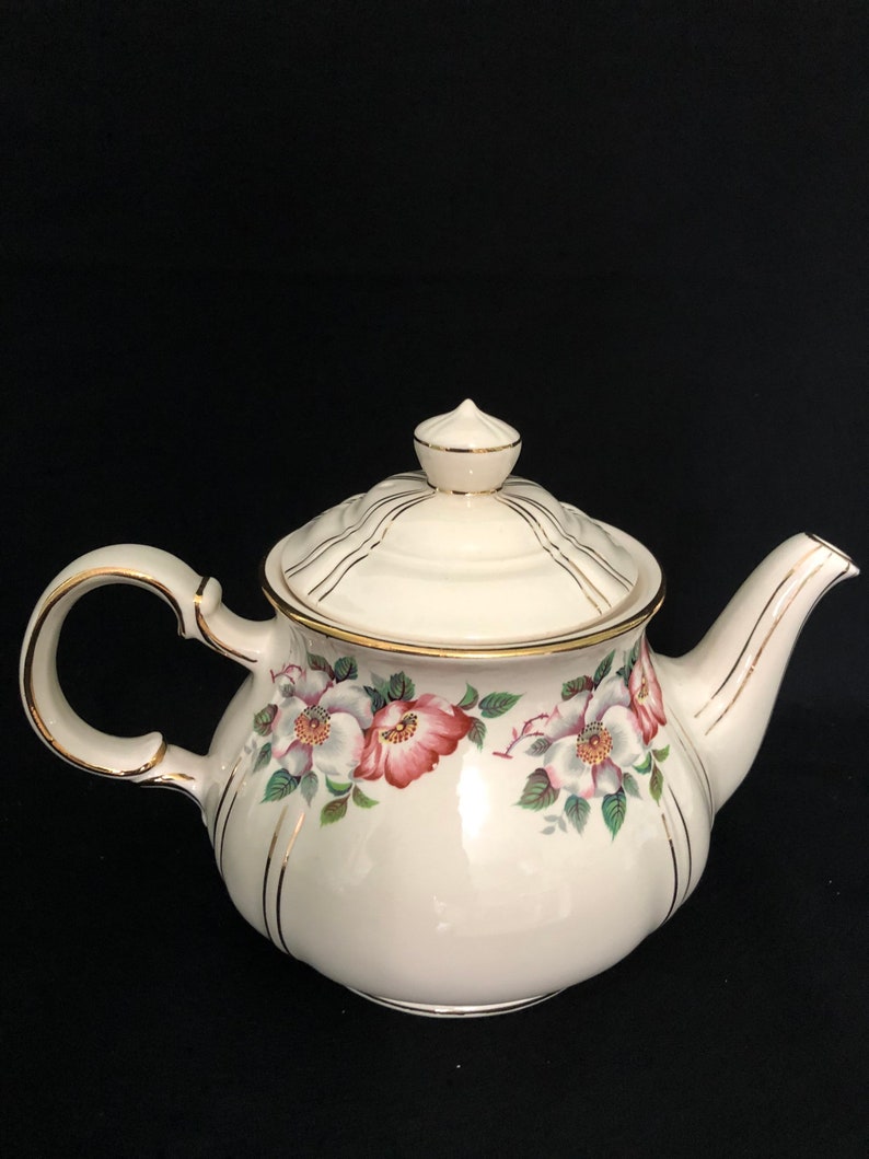 Sadler England Floral Teapot Pattern 3685 Etsy