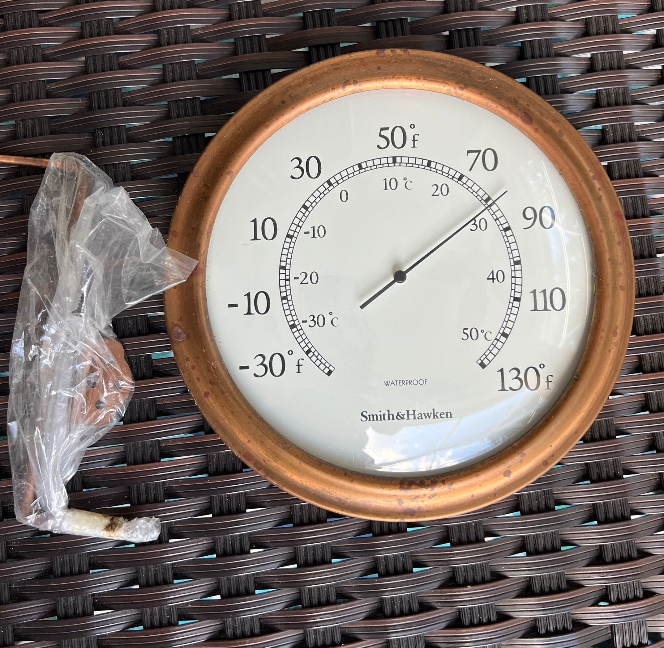 SMITH & HAWKEN Copper Thermometer Waterproof - Etsy