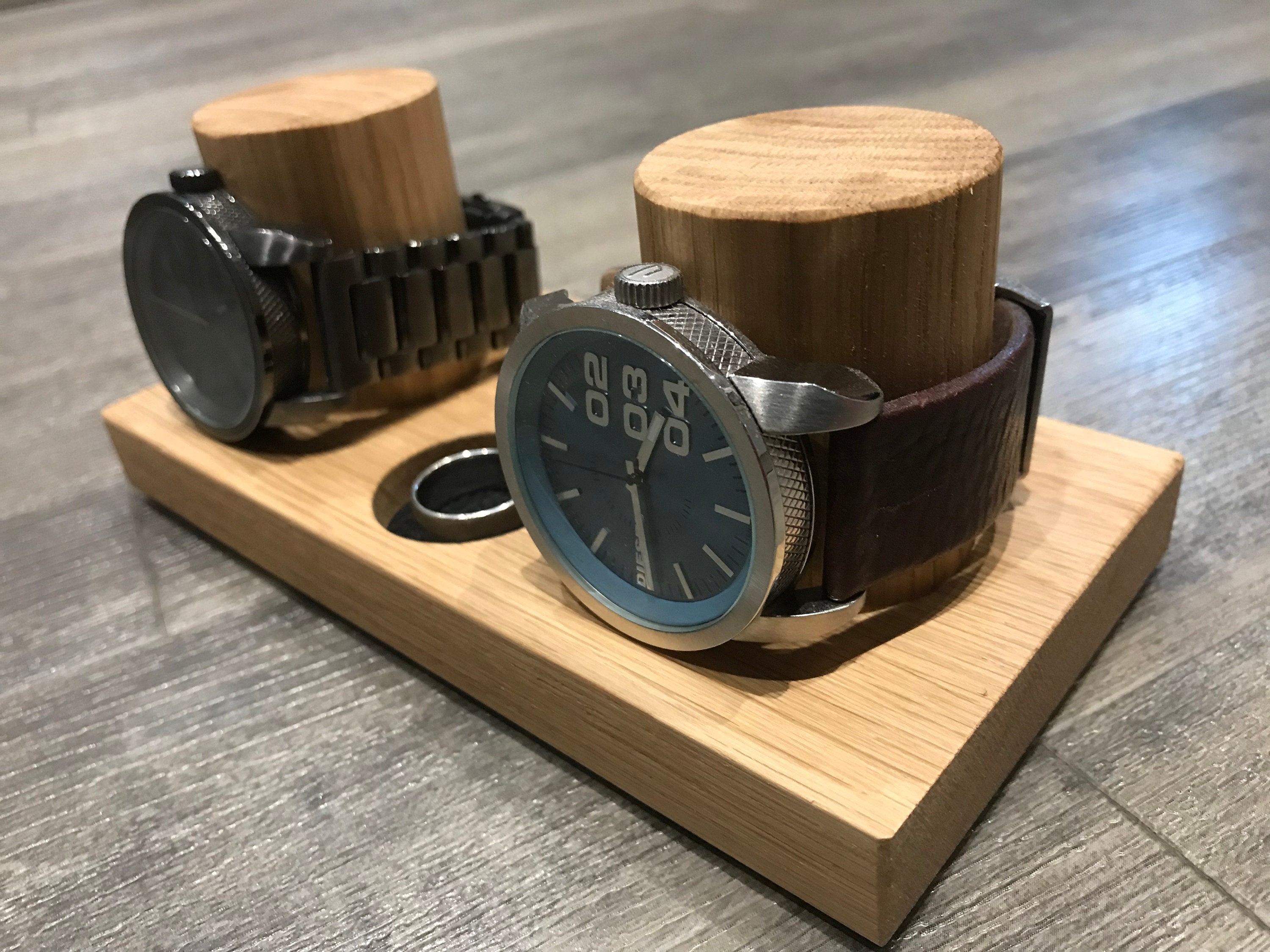 Watch Stand Holder for two watches watch storage gift for Etsy