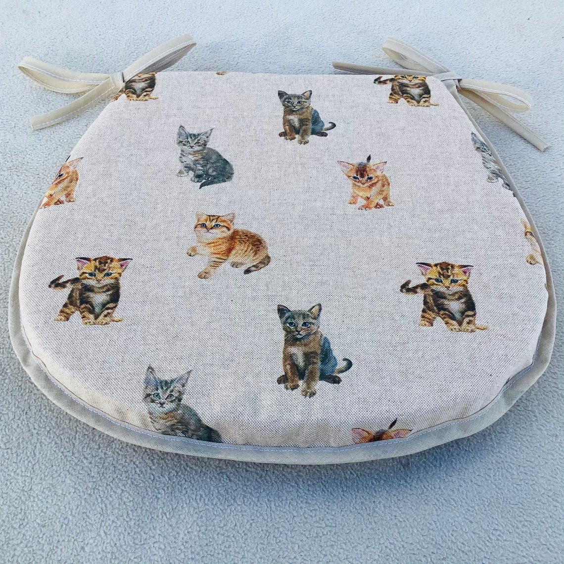 Cats/Kittens Chair Seat Pads For Seats Approx. 14X 14 Etsy