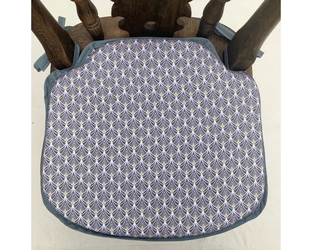 Smaller Spindle Back Shape Chair Seat Pads 14 Wide X 13 Etsy UK