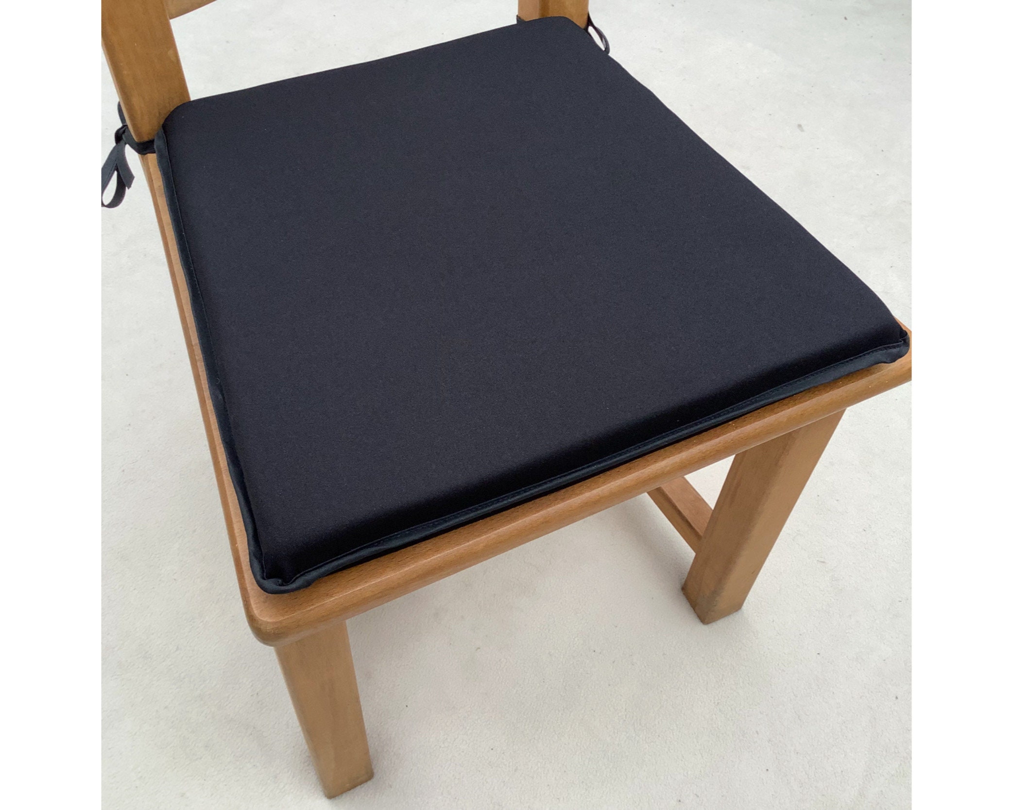 Simply Black Tapered Square Shaped Chair Seat Pads to Fit Etsy UK