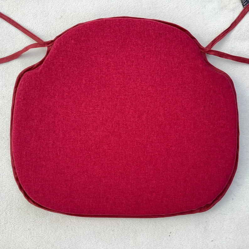 Highlander Crimson Spindle Back Shape Chair Seat Pads to Fit Etsy UK