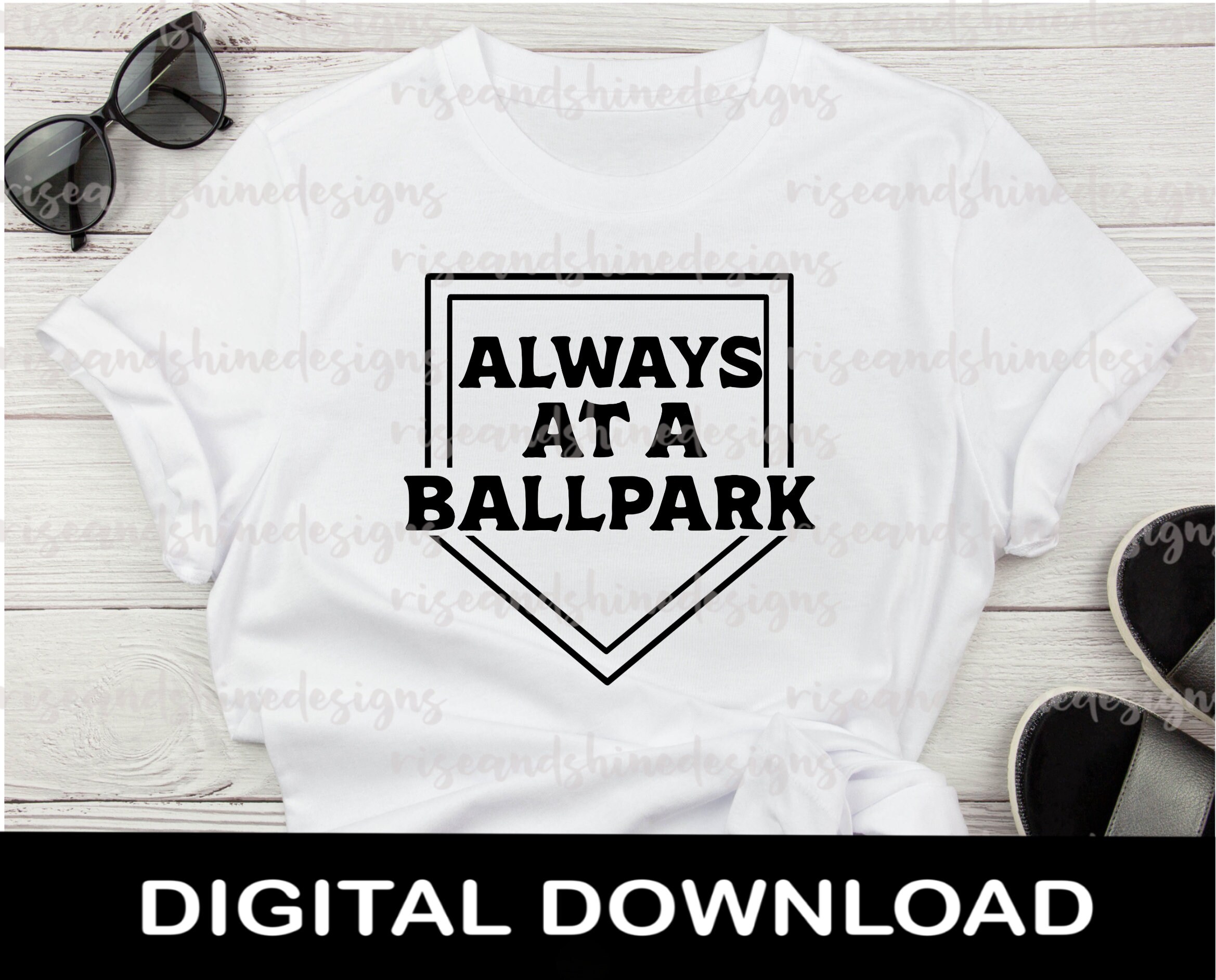 Always at the Ballpark PNG SVG Sublimation Etsy