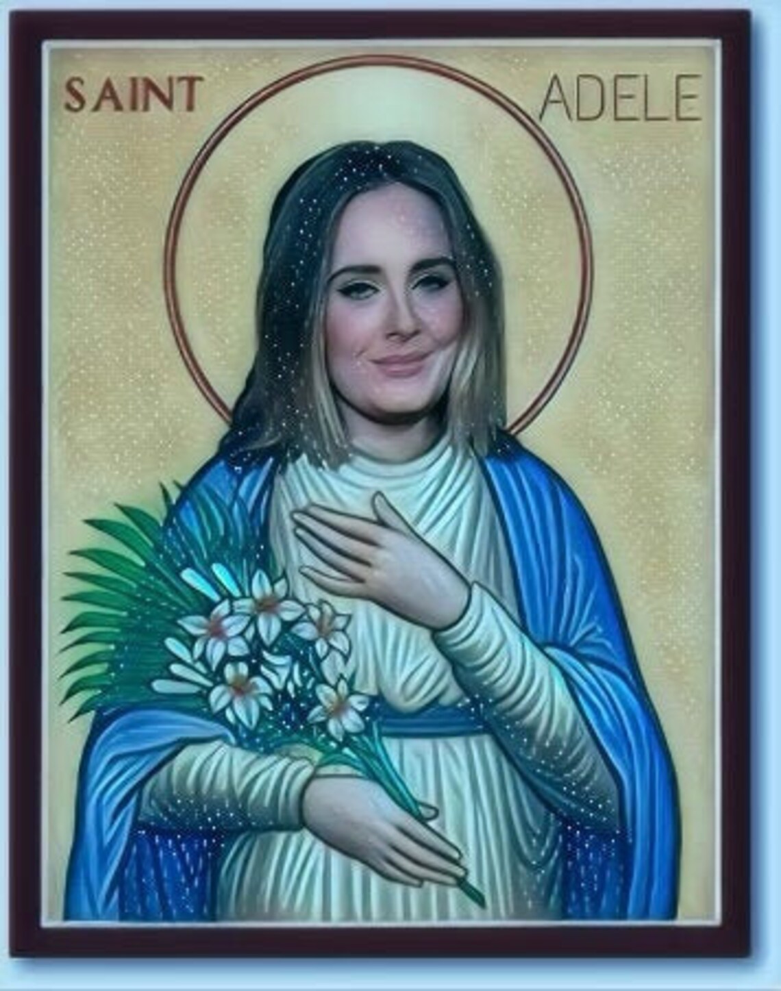 Saint Adele Celebrity Candle Funny Home Decor Singer Music Etsy