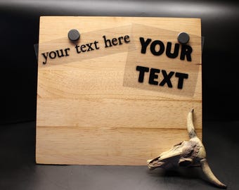 Sticker voiture personnalisé avec votre texte, découpé dans du vinyle permanent