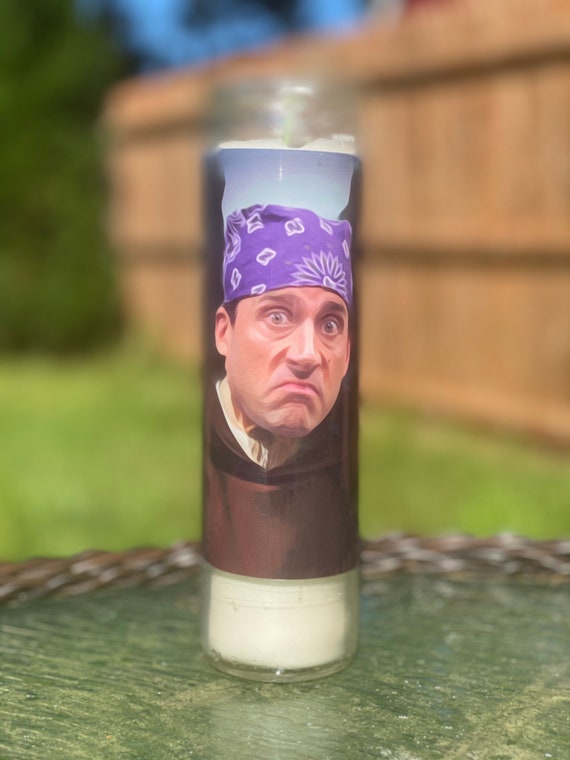 The Office Saint Candles Funny Home Decor Comedy Original Etsy