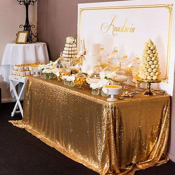 Gold Sequin Tablecloth Glitz Gold Gold Sequin Tablecloth Glitz Gold