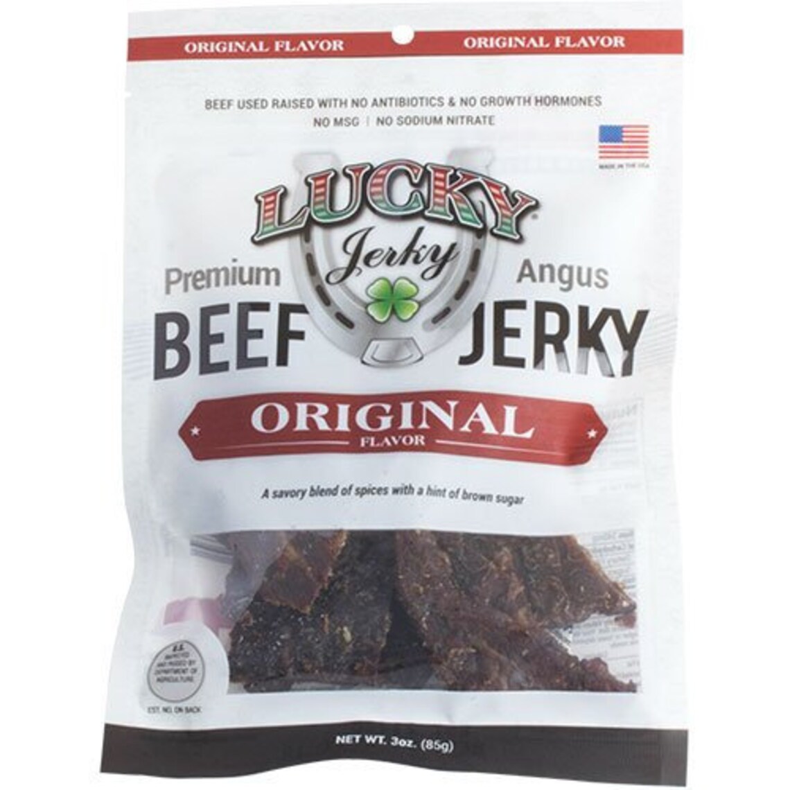 Lucky Beef Jerky 3oz Slab Variety 12 Pack 36 Oz Total Etsy