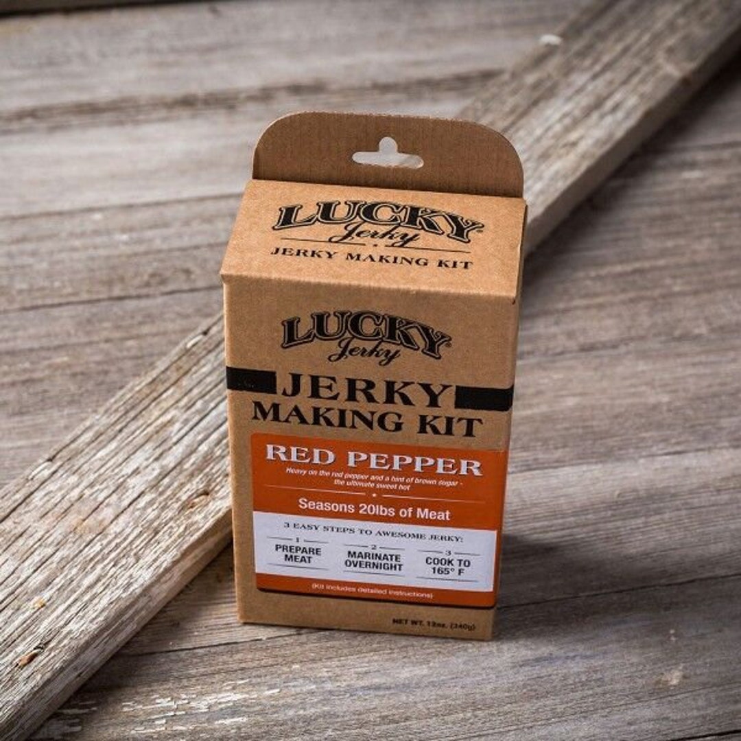 Lucky Jerky DIY Red Pepper Jerky Seasoning Kit 12oz Etsy