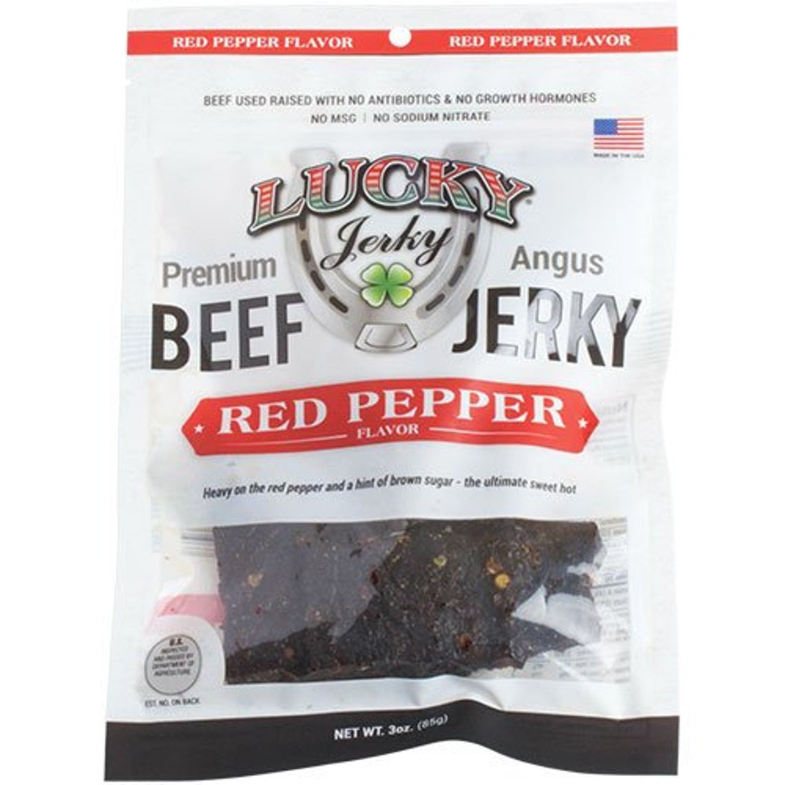 Lucky Beef Jerky 3oz Slab Variety 12 Pack 36 Oz Total Etsy