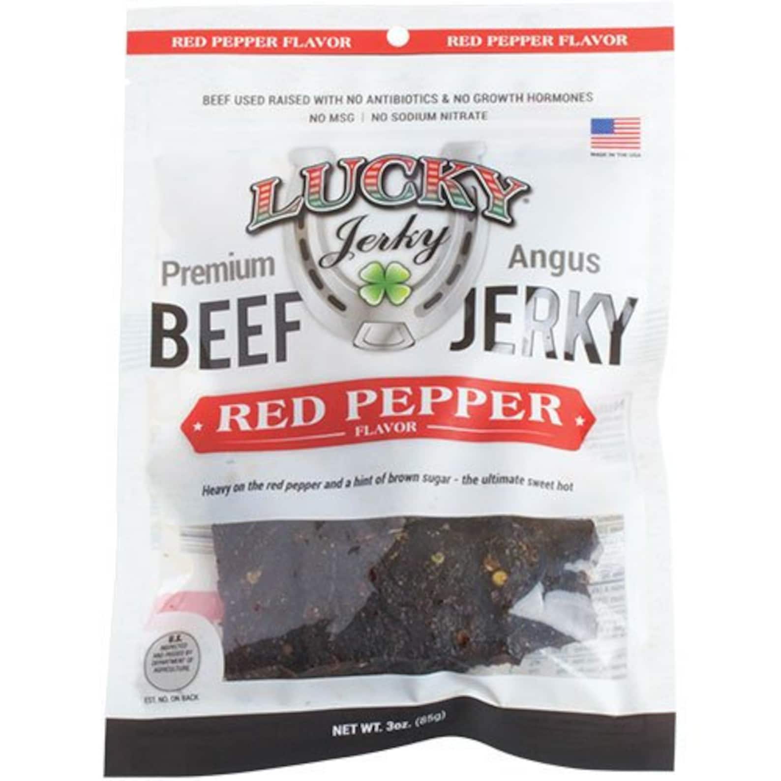 Lucky Beef Jerky 3oz Slab Variety 12 Pack 36 Oz Total Etsy