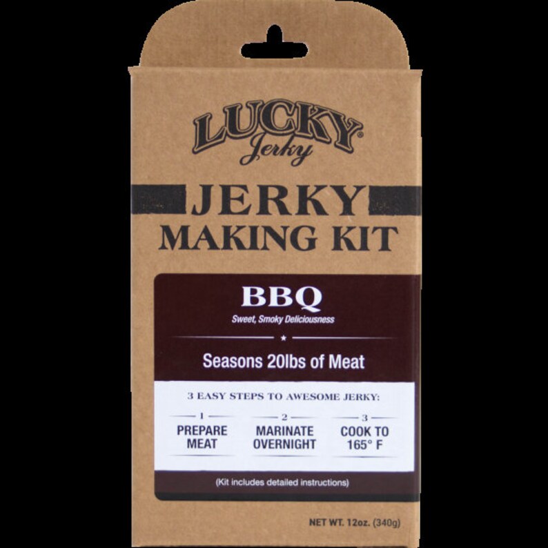 Lucky Jerky DIY BBQ Jerky Seasoning Kit 12oz Etsy