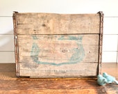 Vintage quot Canada Dry quot Wooden Crate Rustic Decor