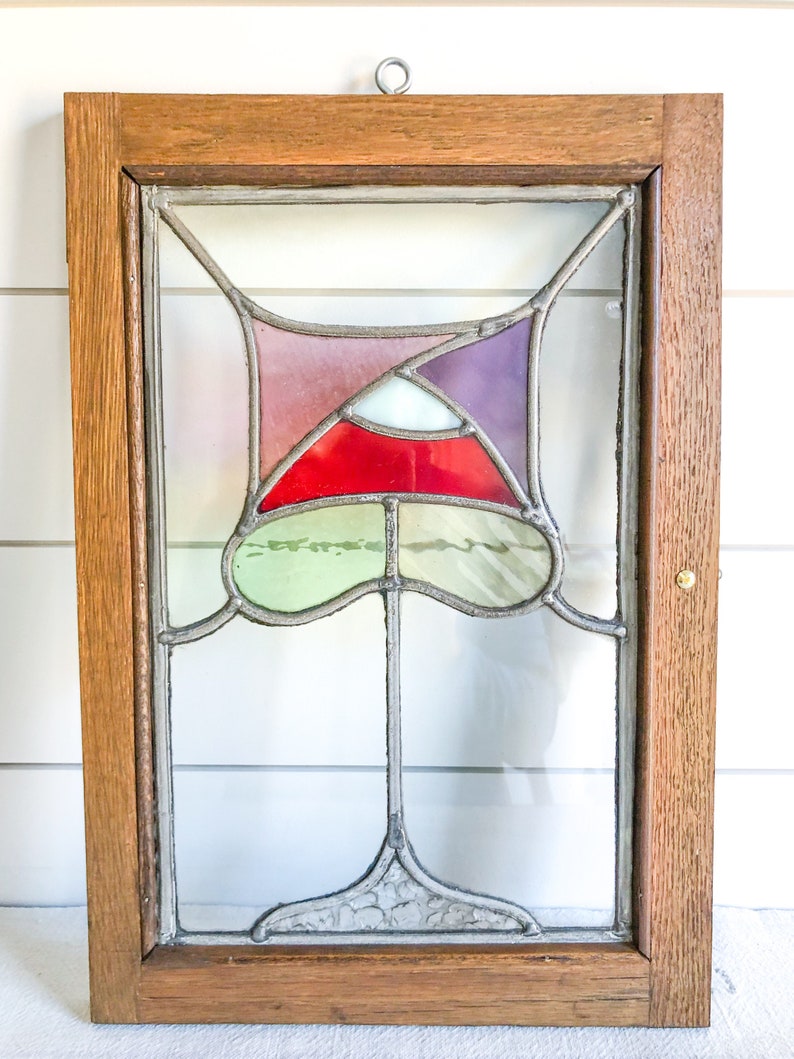 Set of Antique Stained Glass Doors Stained Glass Etsy