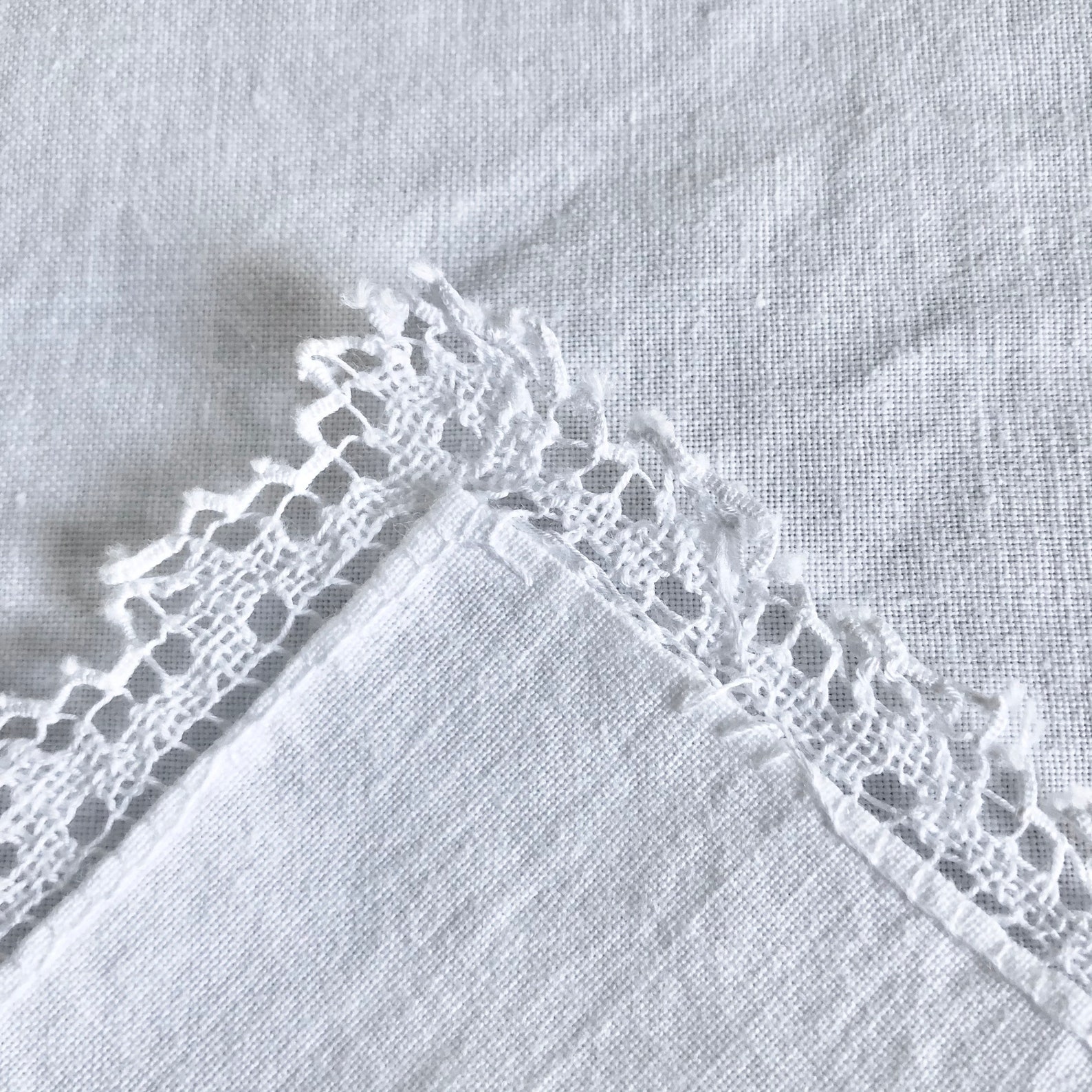 Vintage Set aus 8 spitzenbestickten floral bestickten | Etsy