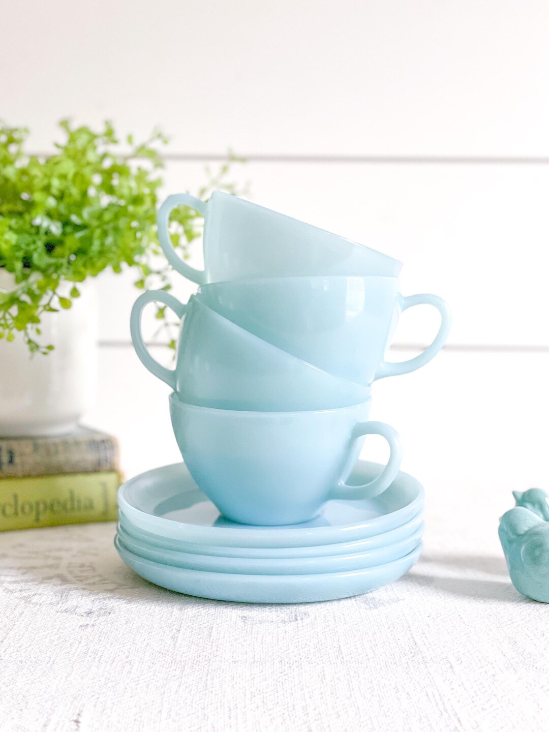 レア Fire King Turquoise Blue Ice Bucket レア Fire King Turquoise Blue Ice Bucket レア Fire King