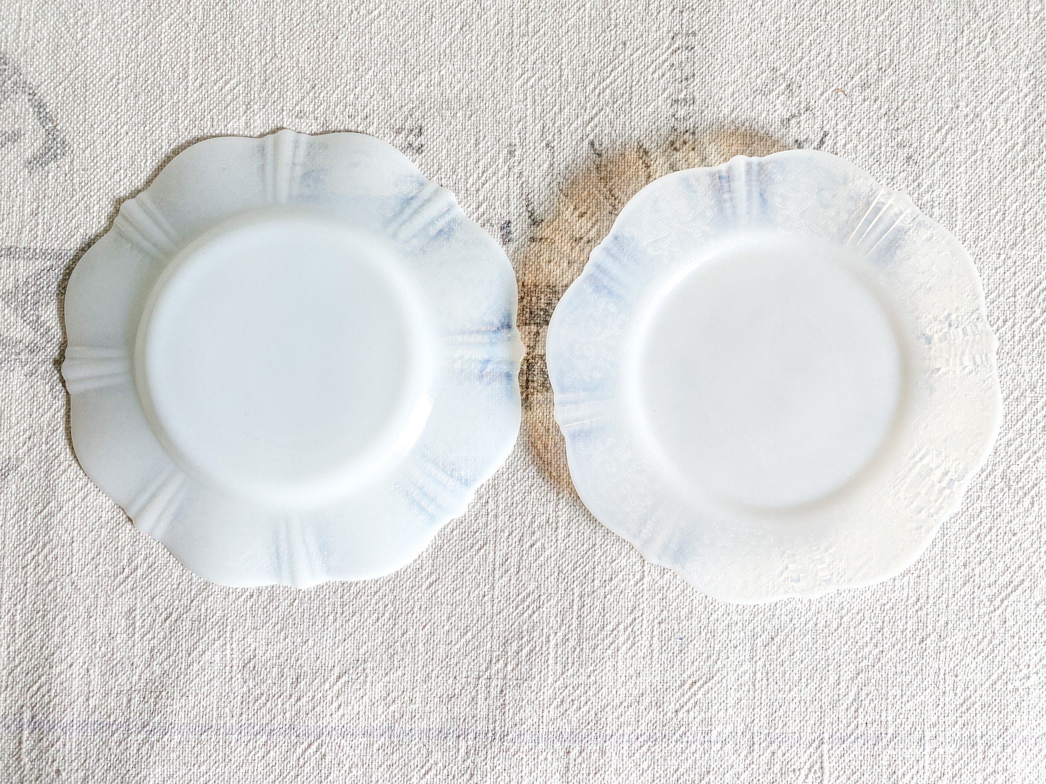 ヴィンテージ マクベス エヴァンス ブレッド＆バター プレート セット