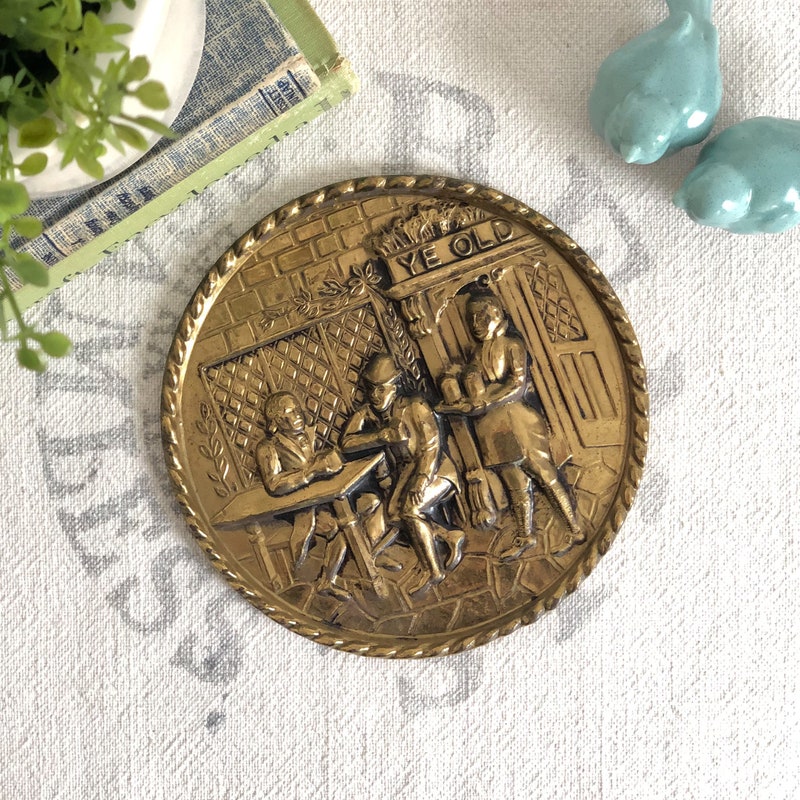 Embossed Repousse Brass Repousse Wall - Etsy