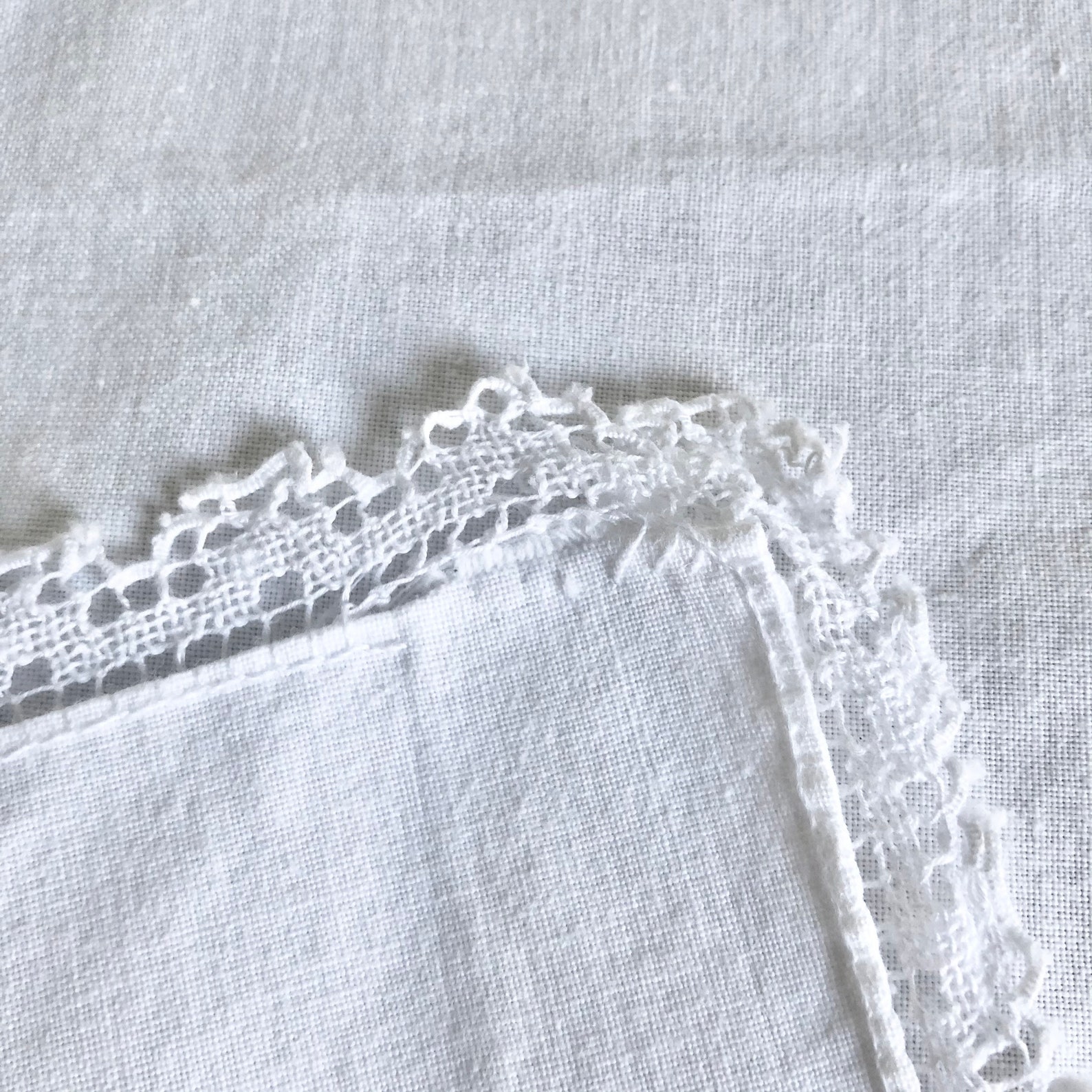 Vintage Set aus 8 spitzenbestickten floral bestickten | Etsy