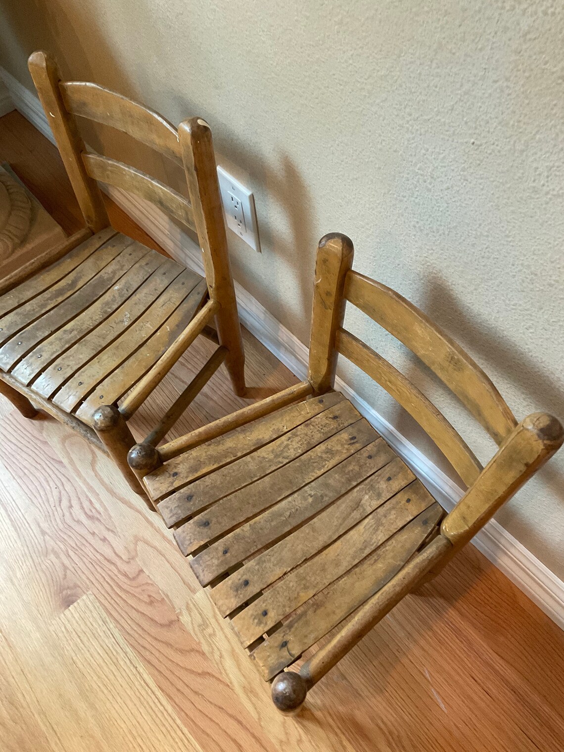 Vintage Childrens Chair Set From1950s. Pair of Vintage Maple Etsy