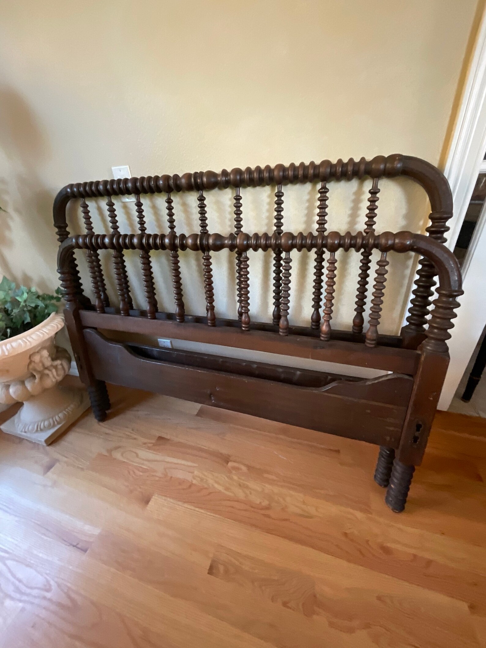 Antique Jenny Lind Queen Size Bed Frame. This Frame is at Etsy