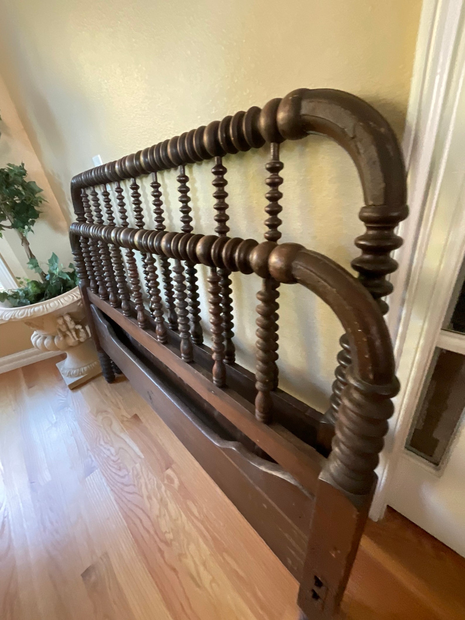 Antique Jenny Lind Queen Size Bed Frame. This Frame is at Etsy