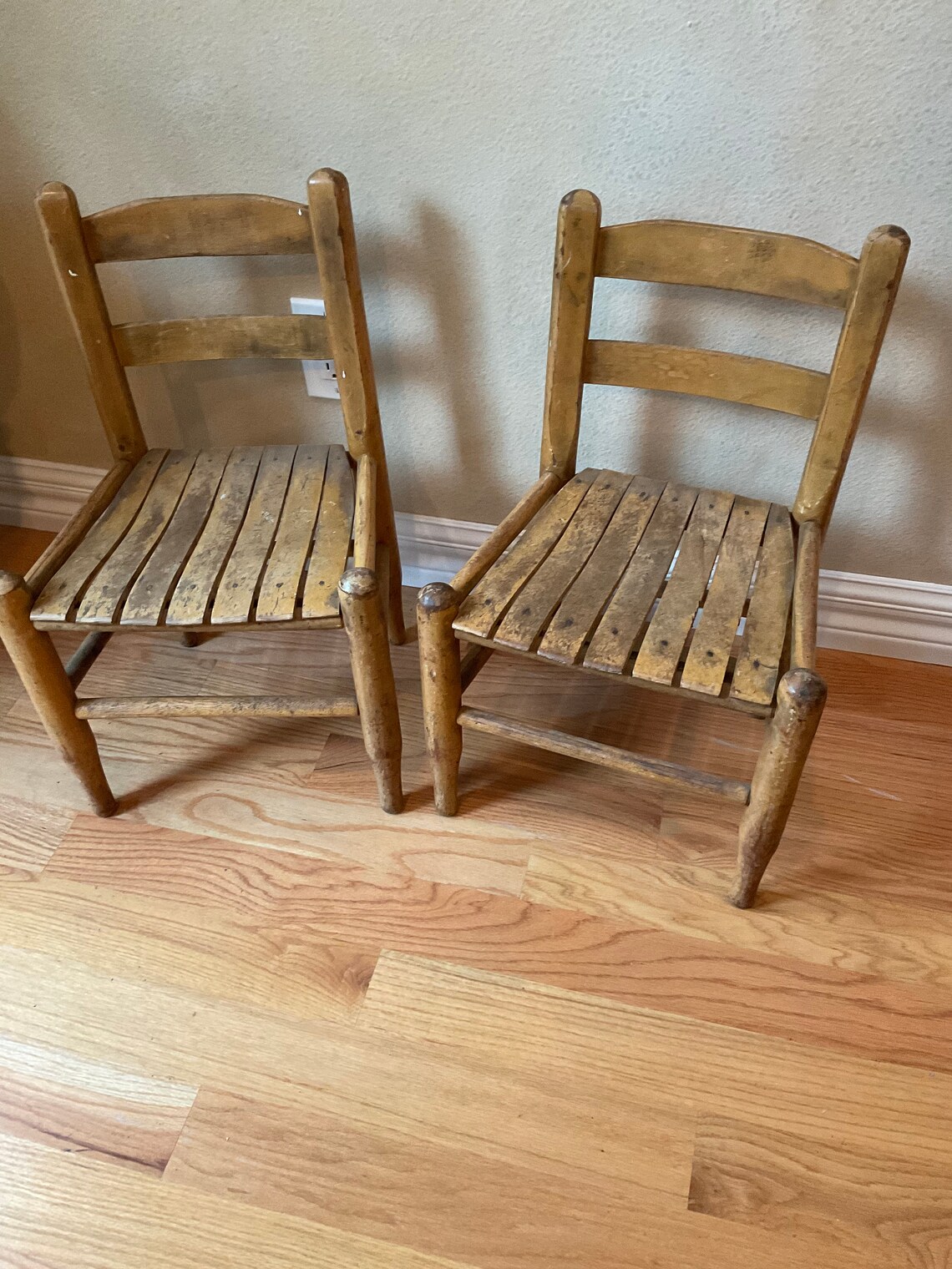 Vintage Childrens Chair Set From1950s. Pair of Vintage Maple Etsy