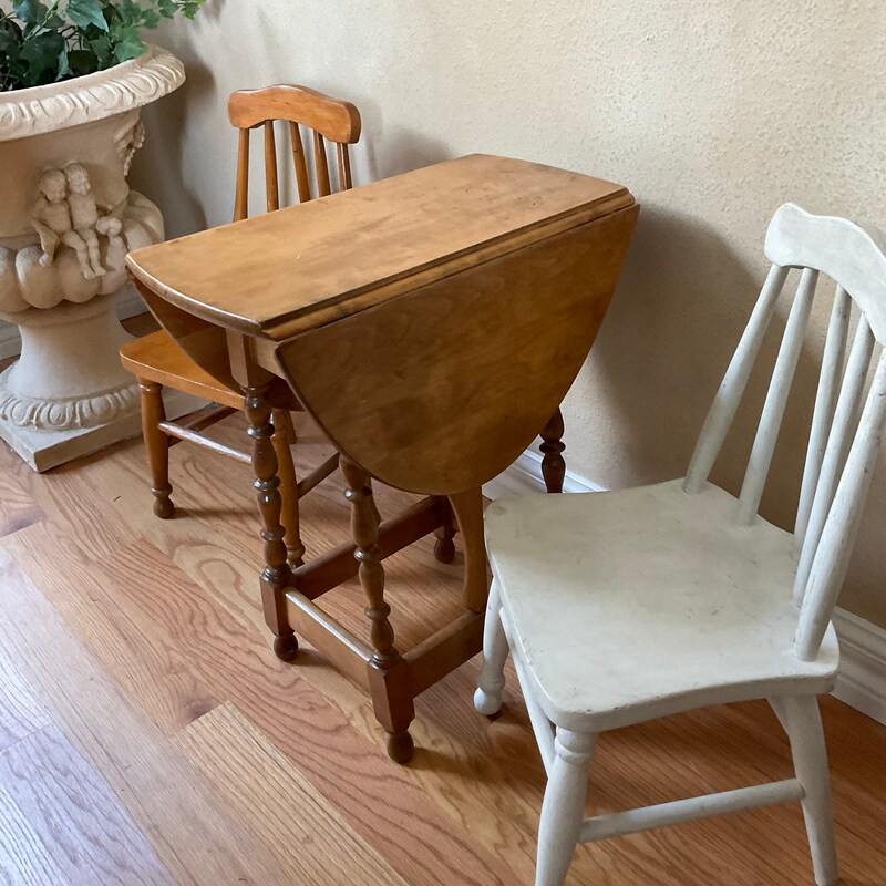 Drop Leaf Table and Chairs - Etsy