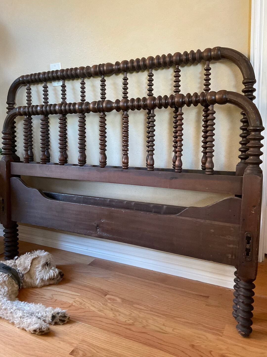 Antique Jenny Lind Queen Size Bed Frame. These Frame is at Etsy
