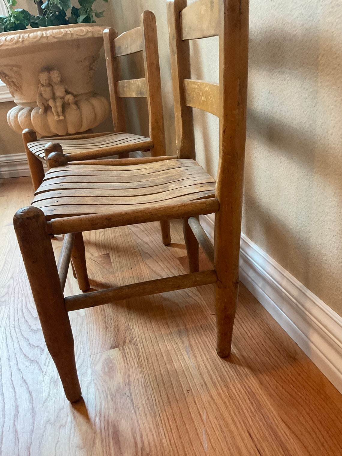 Vintage Childrens Chair Set From1950s. Pair of Vintage Maple Etsy
