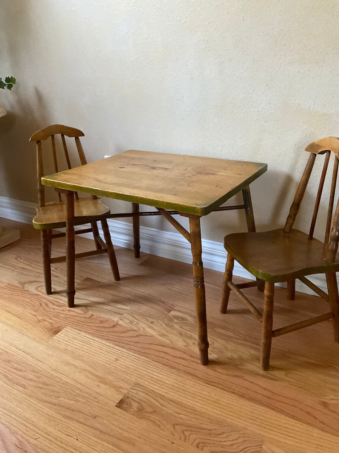 Antique Farmhouse Kids Table and Chair Set. Play Table and Etsy