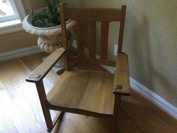 Quaint furniture stickley brothers rocking chair hotsell