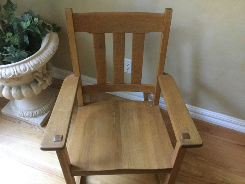 Vintage Quaint Furniture by Stickley Brothers Rocking Chair Etsy