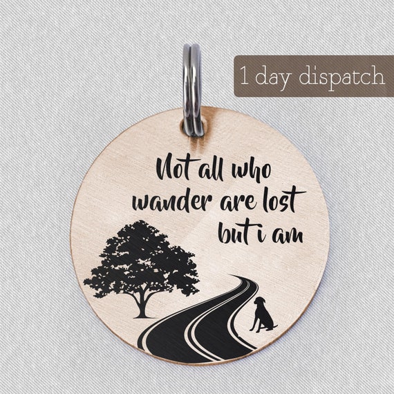 monogrammed dog tags