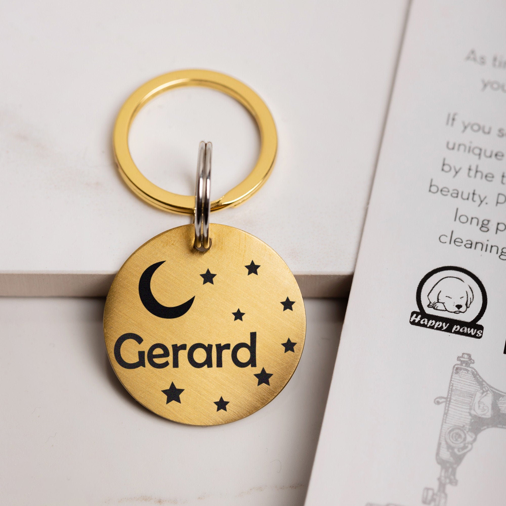 Personalisierter HundeIDTag Hund Namensanhänger Gravierter Etsy