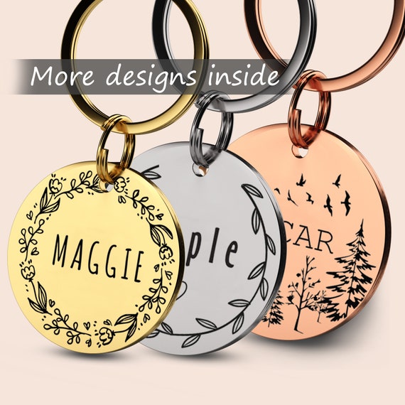 Personalized Dog Tag Dog Tag for Collar Dog Name Tag Dog ID Etsy