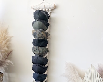Baseball cap storage hanger