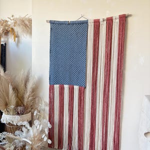 American Flag Macrame image 10